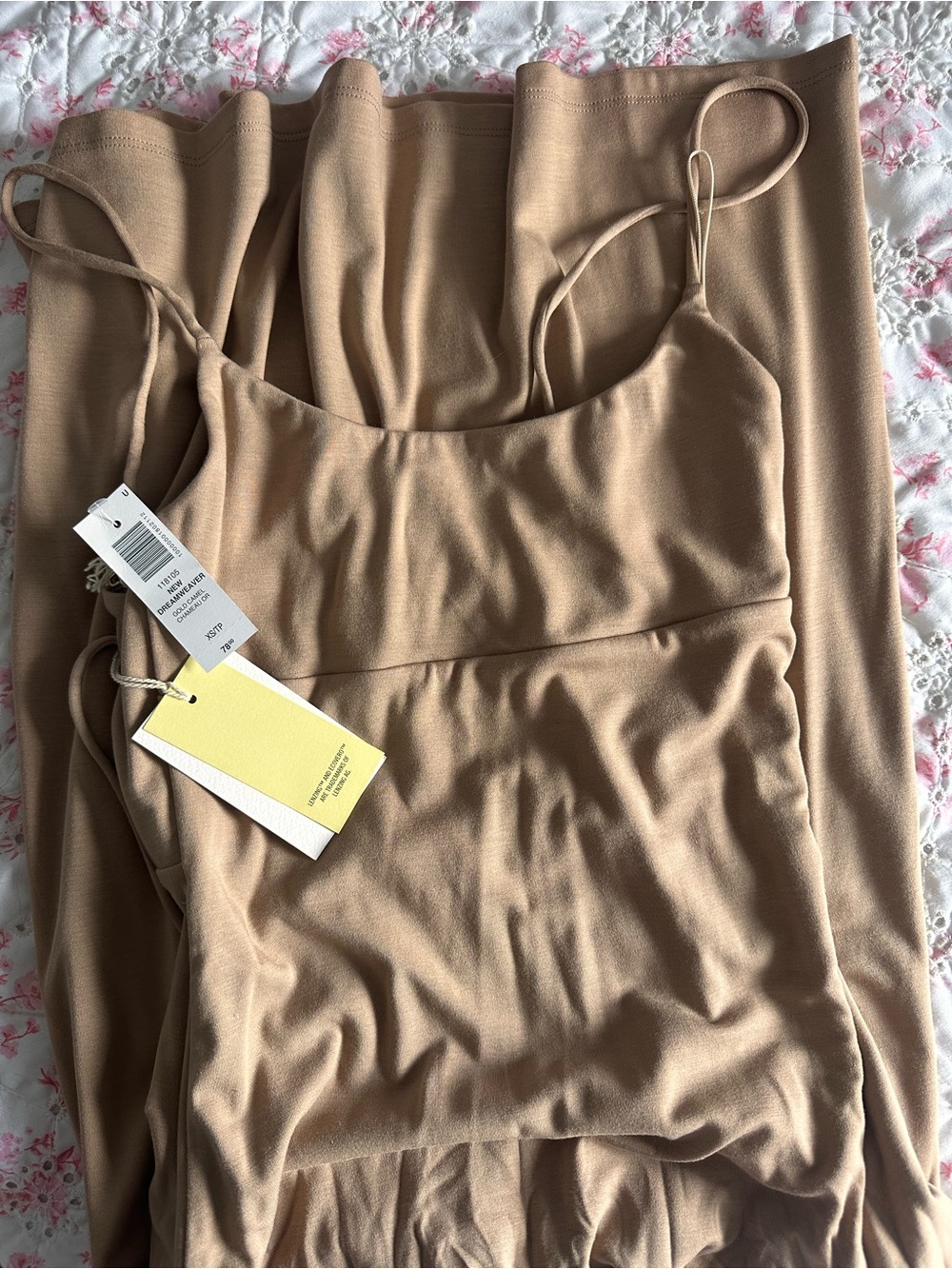 Aritzia Beige Slip Dress